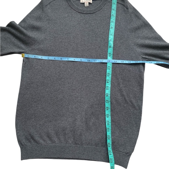 GAP Drop Long Sleeve Pullover Crew Neck Sweater Heather Grey Size Small - Picture 10 of 13